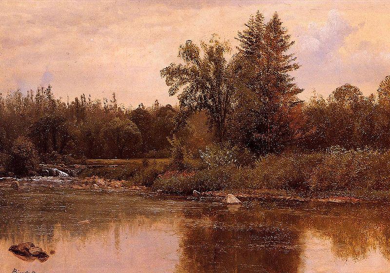 Albert Bierstadt Landscape, New Hampshire oil painting picture